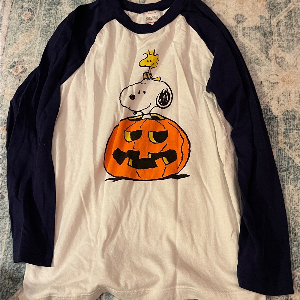 Hanna Andersson Snoopy Woodstock Halloween shirt